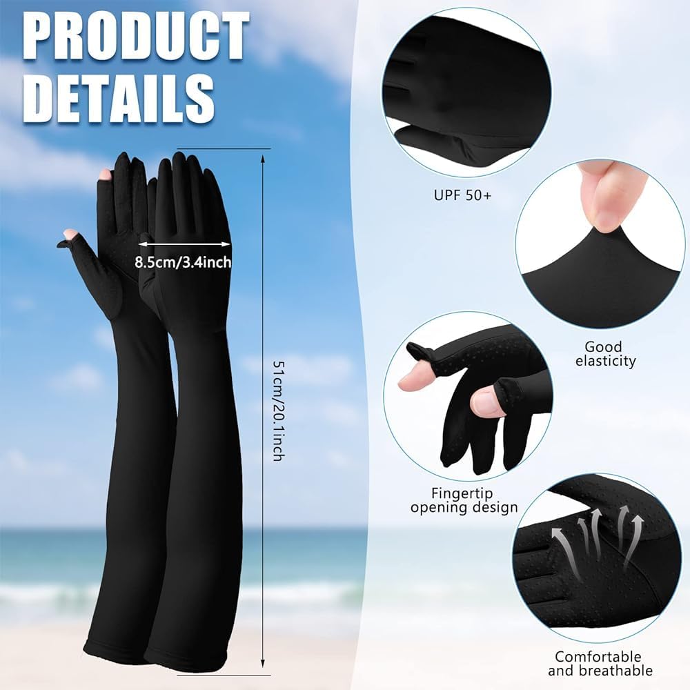 Long Sun Protection Gloves for - Touch Screen Gloves recensione e prezzo