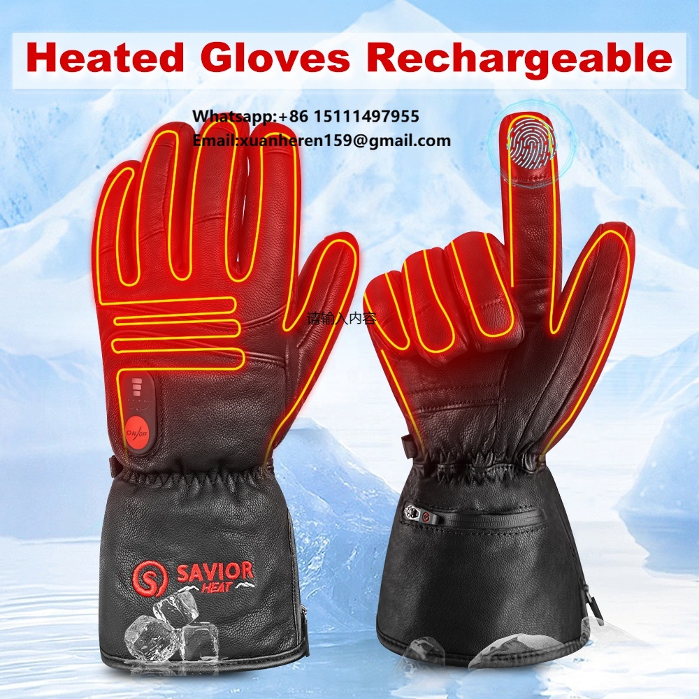 Heated Leather Gloves Men Wome - Hand Warmer Electric recensione e prezzo