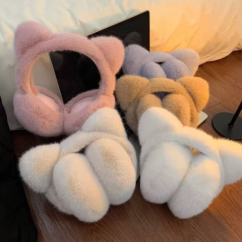 Cute Cat Earmuffs Winter Warm  - Earmuffs Foldable recensione e prezzo