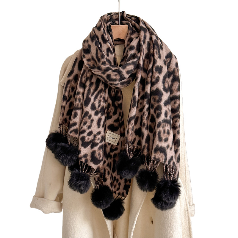 New Luxury Winter Leopard Two- - Cashmere Pashmina Wrap recensione e prezzo