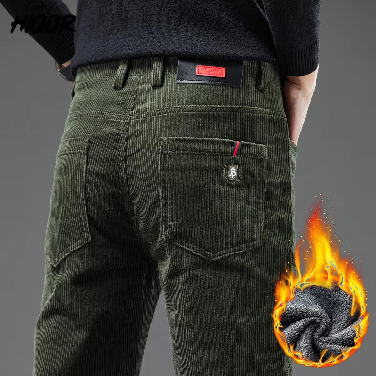 Men's Winter Corduroy Pants Th - Corduroy Pant Warm recensione e prezzo