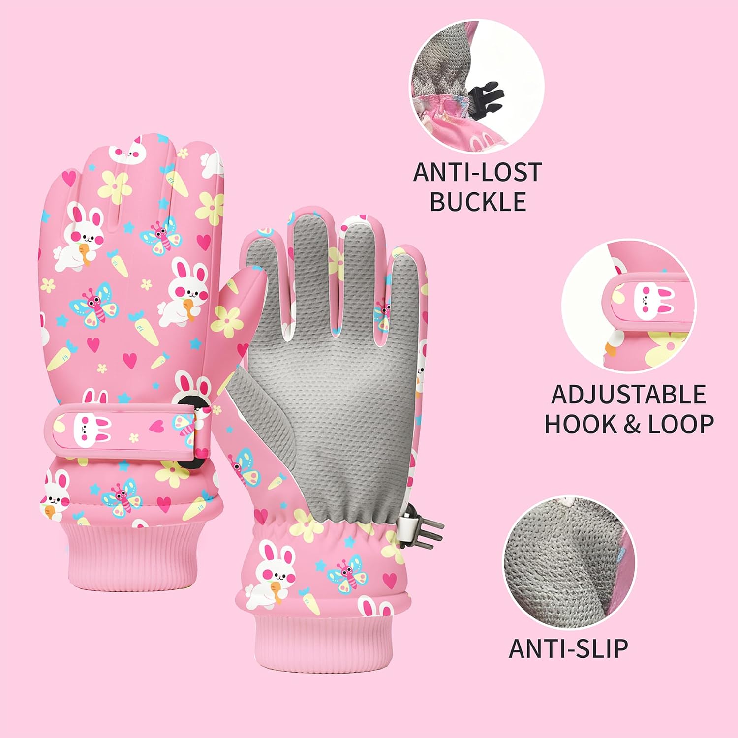 Kids Winter Snow Gloves, Water - Snow Glove Insulated recensione e prezzo