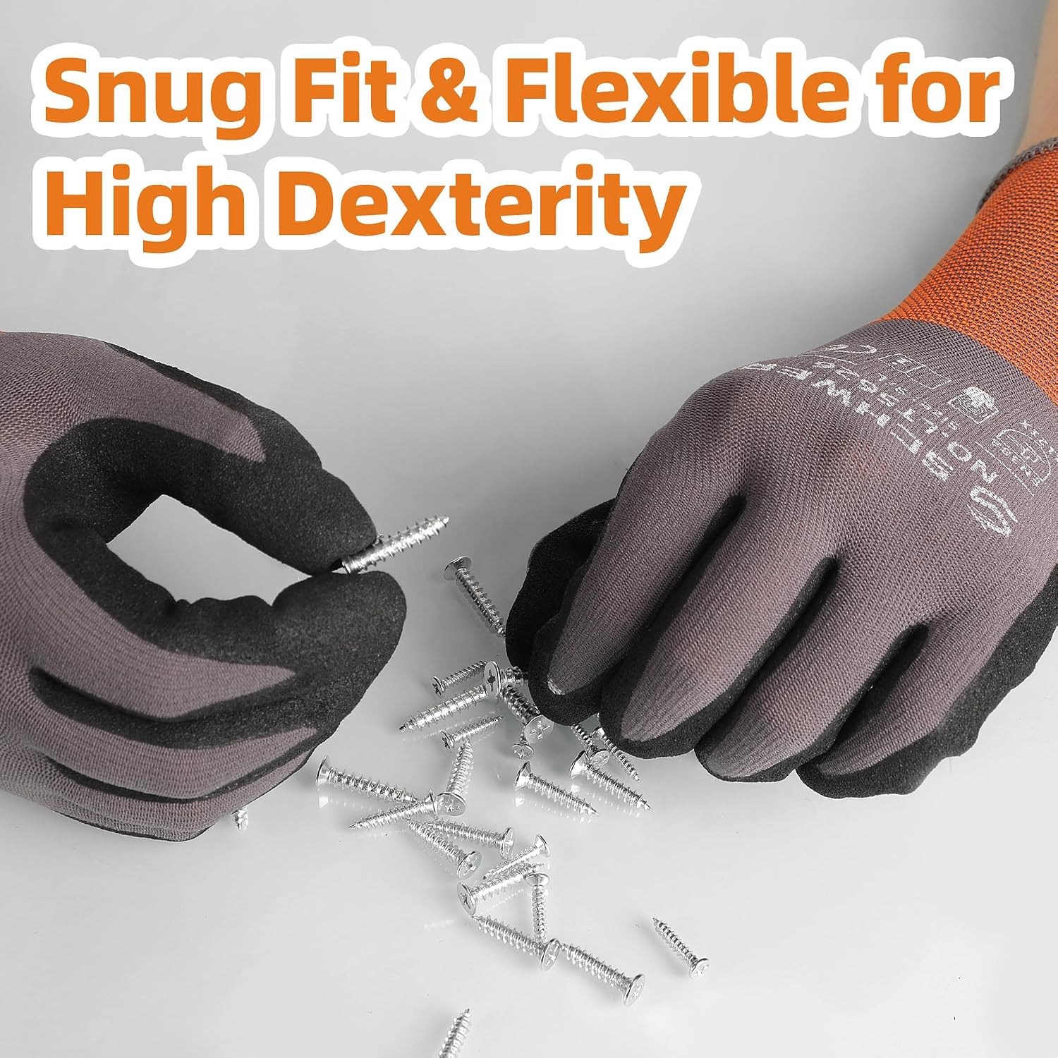6 Pairs Heavy Duty Work Gloves - Touch Screen Gloves recensione e prezzo