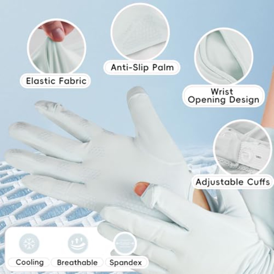 Women's UV Sun Protection Long - Touch Screen Gloves recensione e prezzo