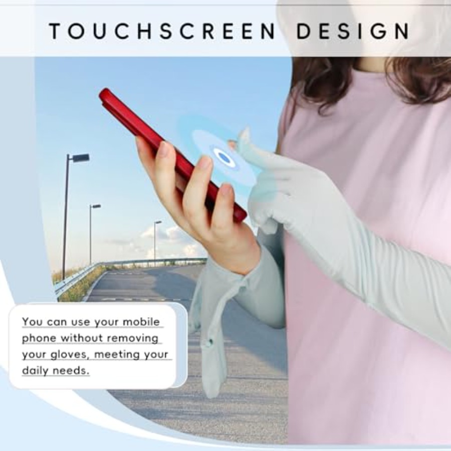 Women's UV Sun Protection Long - Touch Screen Gloves recensione e prezzo