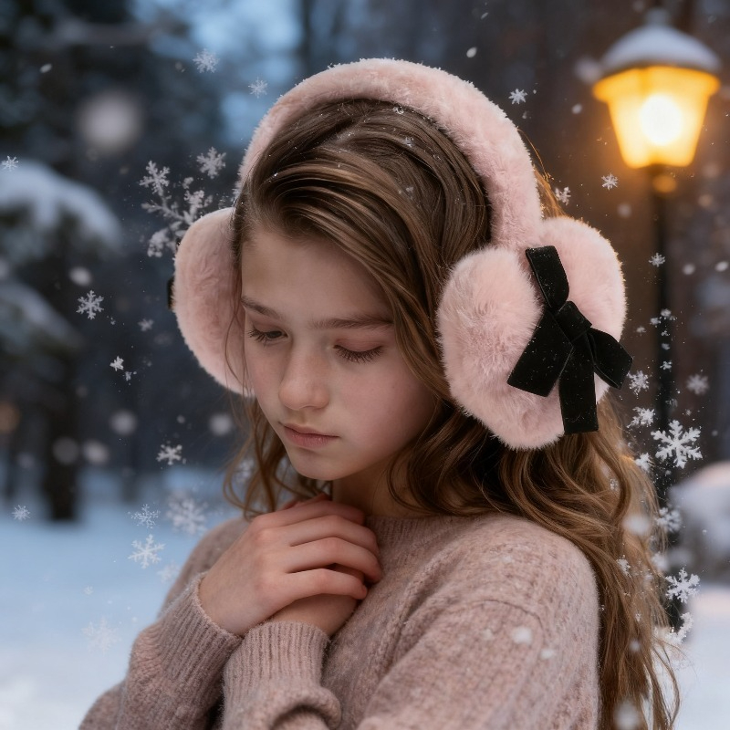 1pc Women's Winter Solid Color - Earmuffs Foldable recensione e prezzo