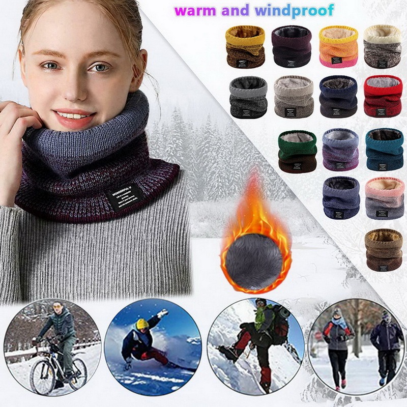 Winter Women Men's Knitted Gra - Wool Scarf Men recensione e prezzo