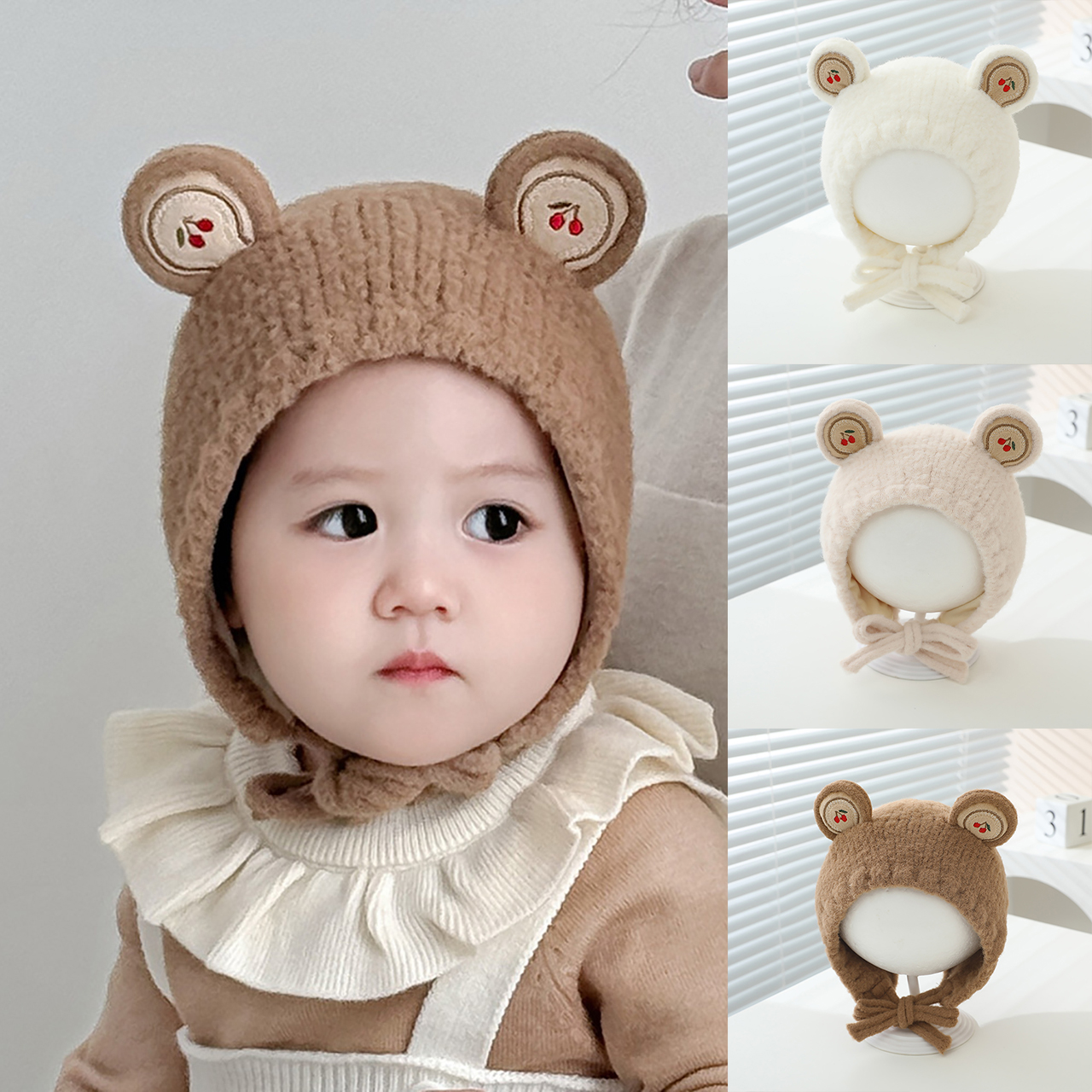 Autumn Winter Baby Knitted Hat - Knit Beanie Hat Warm recensione e prezzo