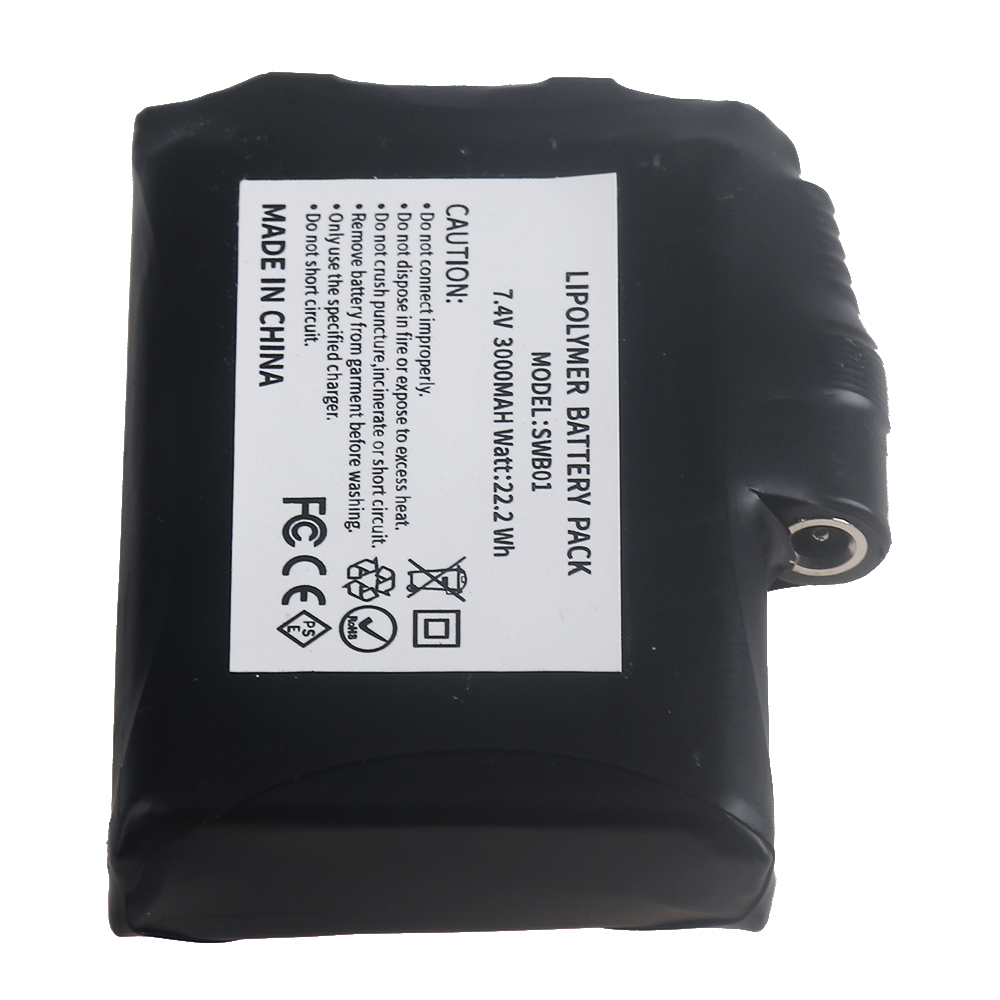 7.4V Li-Polymer 3000mah Batter - Heated Vest Battery recensione e prezzo