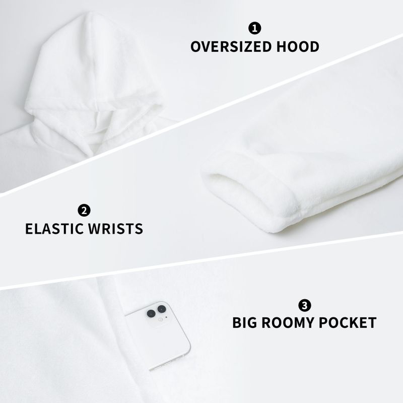 Zebra Stripe Print Wearable Bl - Sherpa Hoodie Fleece recensione e prezzo