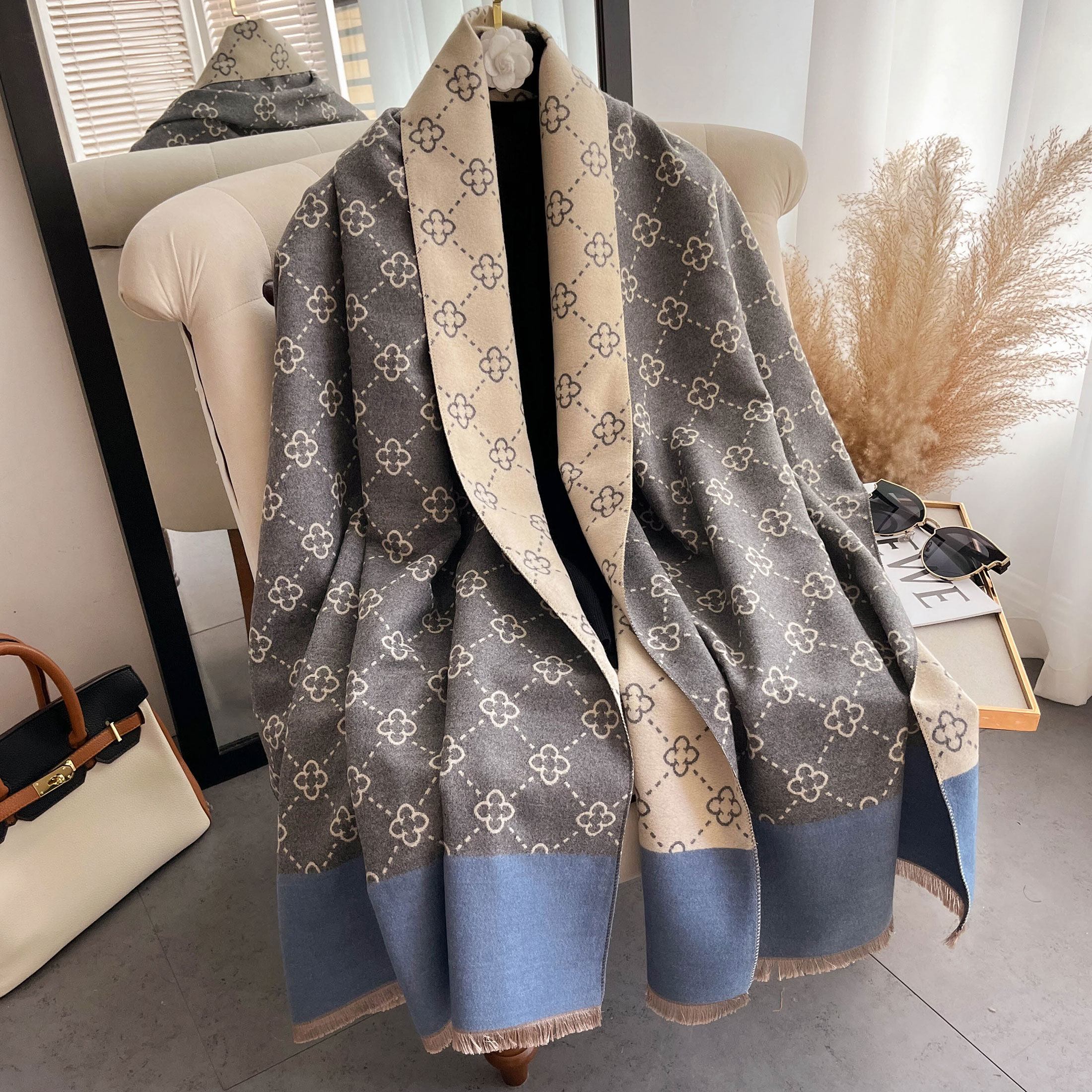 NEW Luxury Winter Thick Warm S - Wool Scarf Men recensione e prezzo