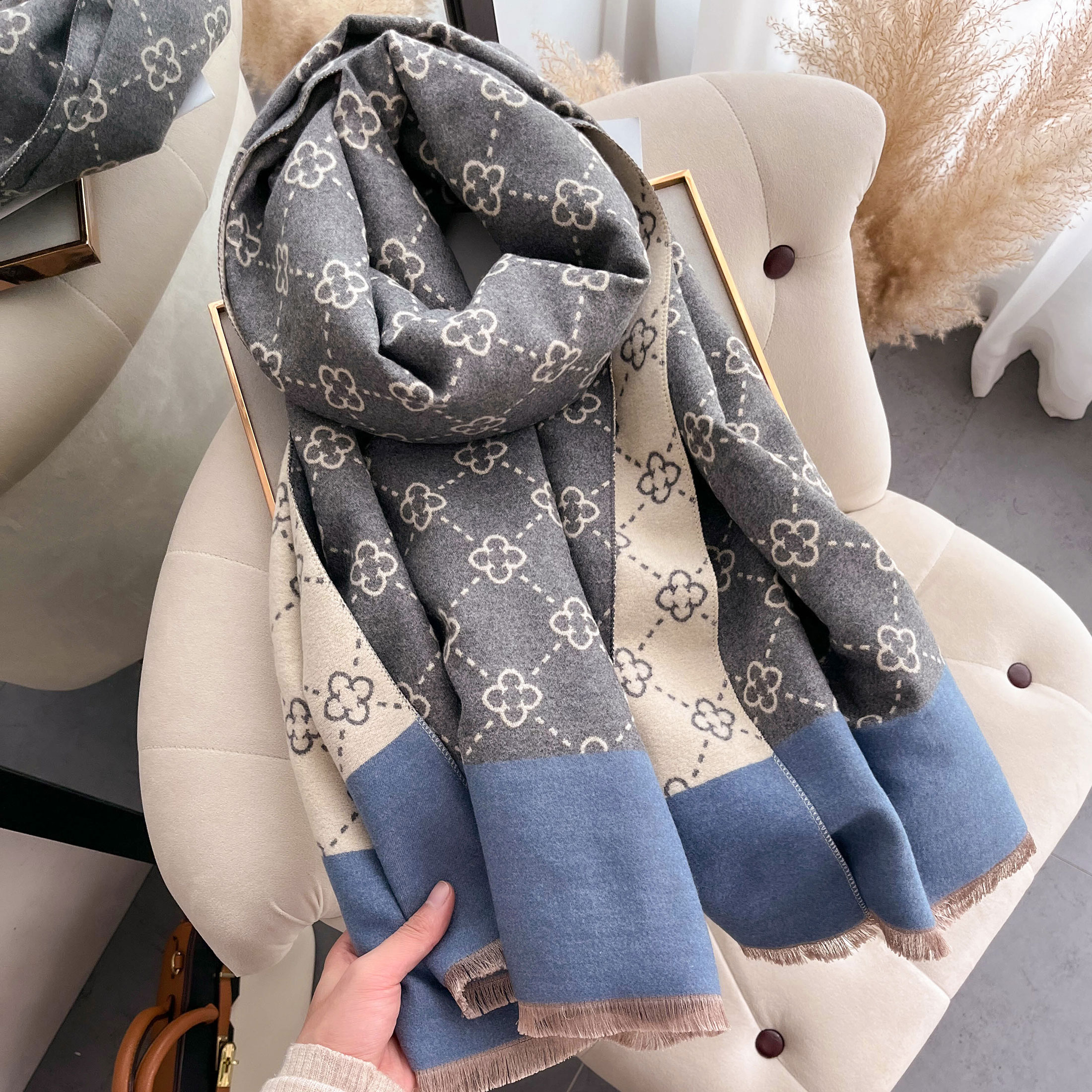 NEW Luxury Winter Thick Warm S - Wool Scarf Men recensione e prezzo