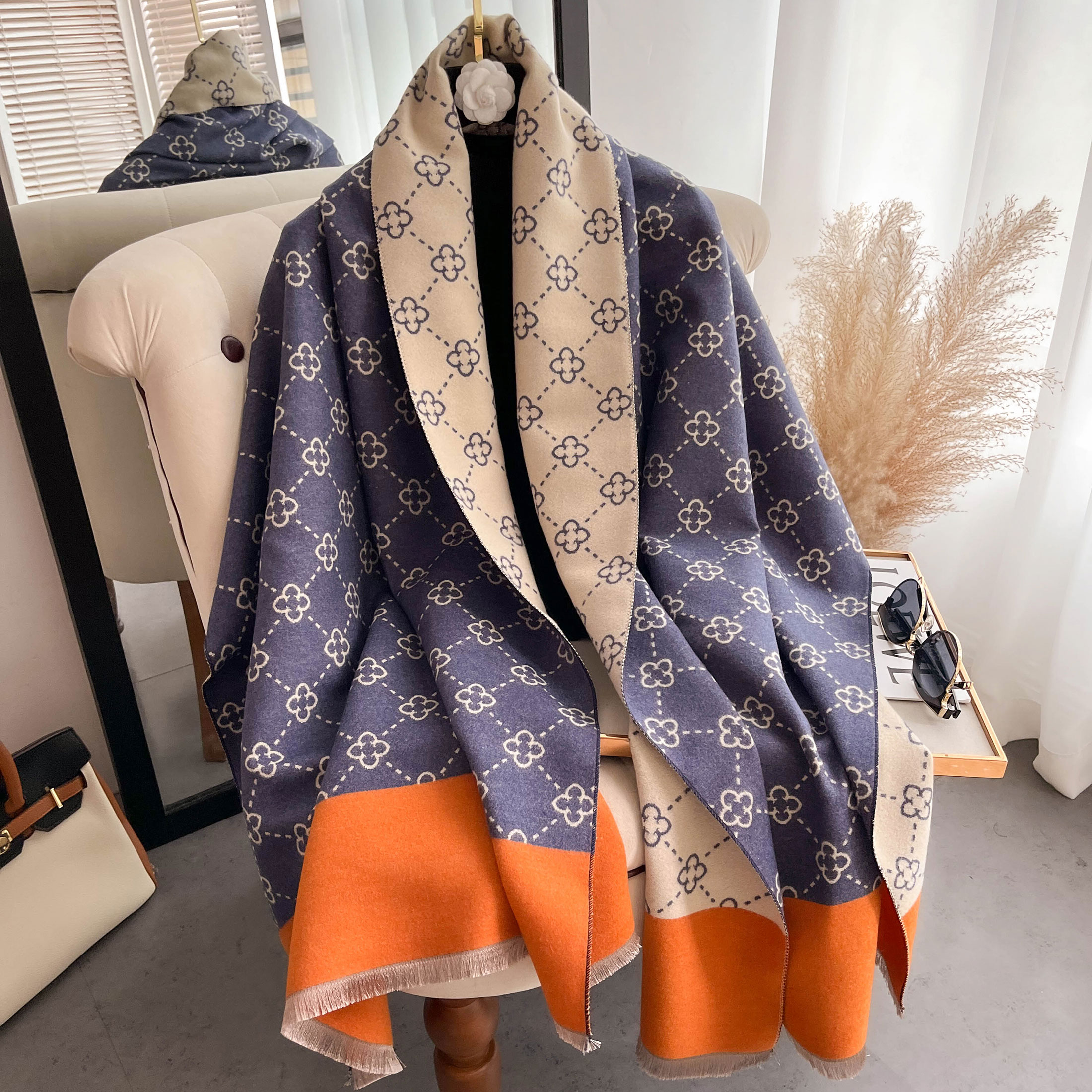 NEW Luxury Winter Thick Warm S - Wool Scarf Men recensione e prezzo