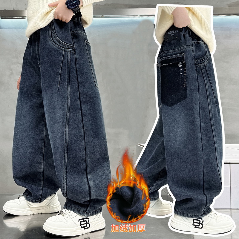Kids Retro Thermal Jeans Sweat - Corduroy Pant Warm recensione e prezzo