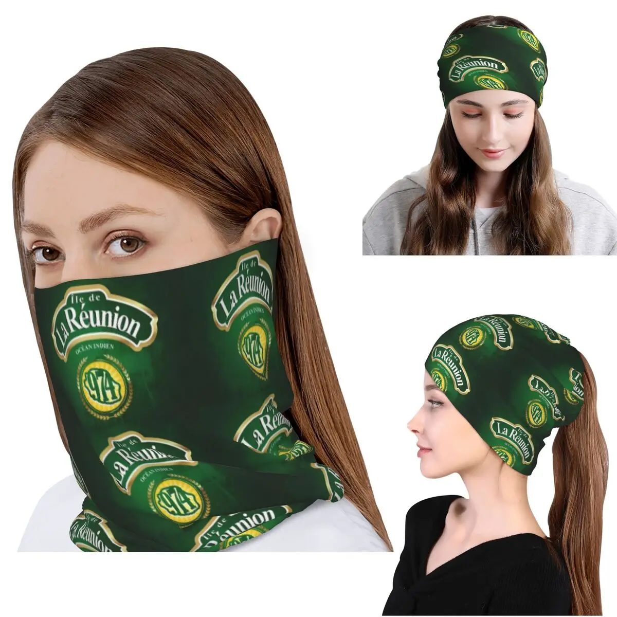 974 Reunion Island Flag Bandan - Knit Beanie Hat Warm recensione e prezzo