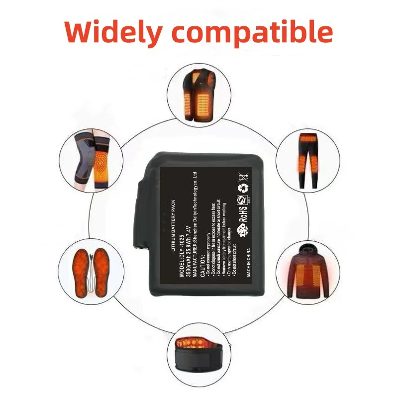 New High-quality7.4 V, 5000mAh - Heated Vest Battery recensione e prezzo