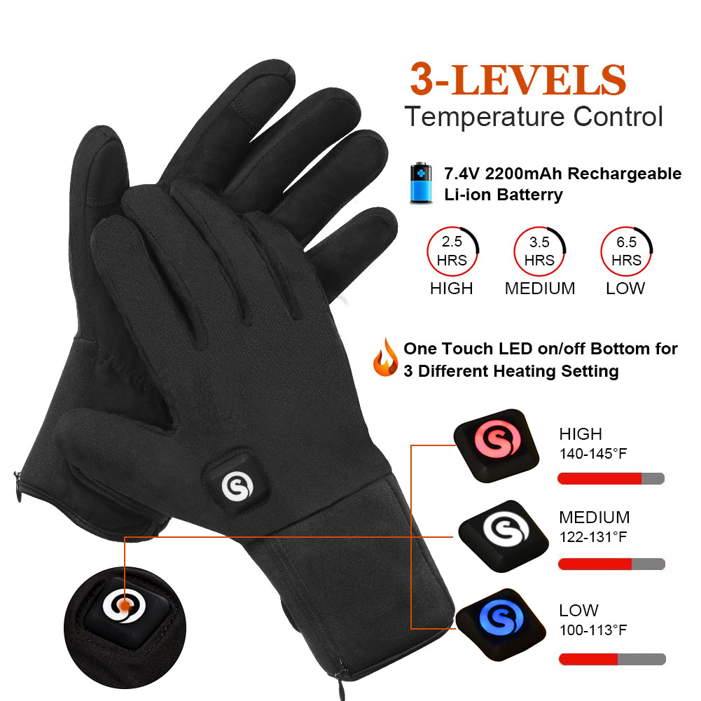 Winter Electric Heated Gloves  - Touch Screen Gloves recensione e prezzo