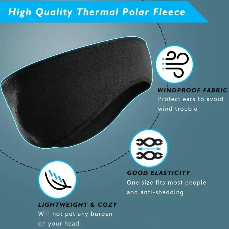 1Pcs Stylish Winter Headband E - Winter Headband Fleece recensione e prezzo