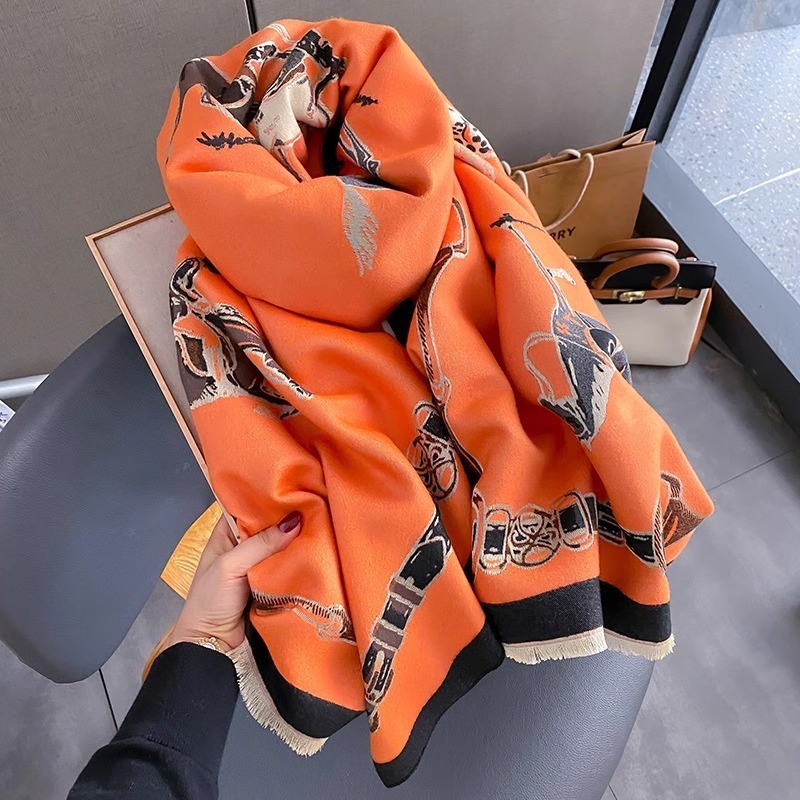 Retro Rider Horse Imitation Ca - Wool Scarf Men recensione e prezzo