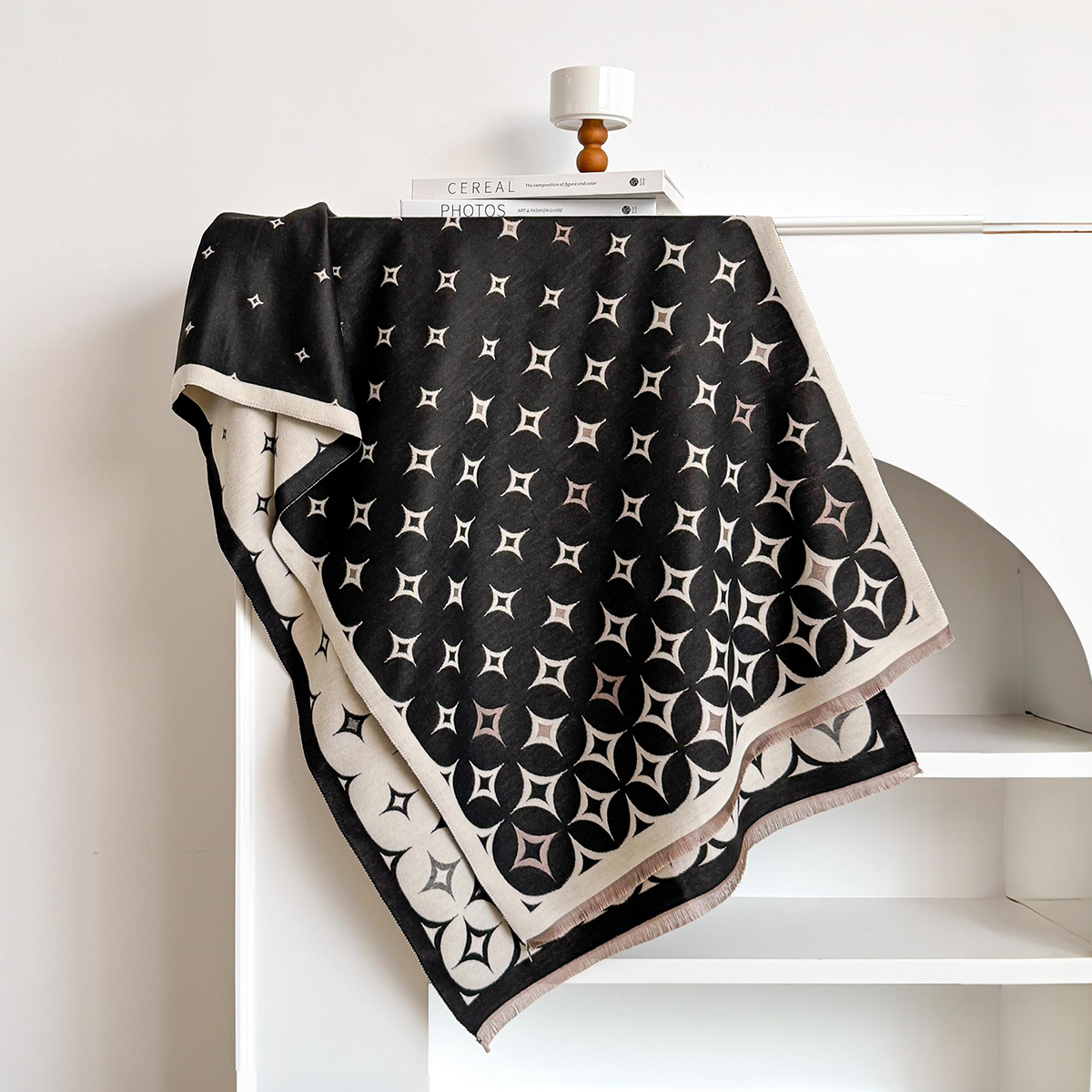 Luxury Winter Scarf Women Cash - Wool Scarf Men recensione e prezzo