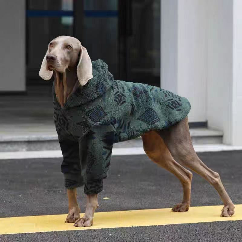 Winter Warm Hooded Dog Coat Sh - Sherpa Hoodie Fleece recensione e prezzo