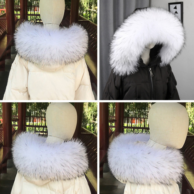 100% Real Fur Collar Coat Wint - Shawl Wrap Winter recensione e prezzo