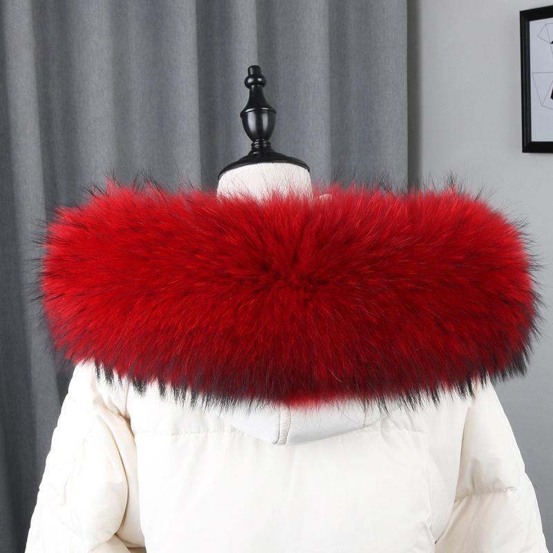 100% Real Fur Collar Coat Wint - Shawl Wrap Winter recensione e prezzo