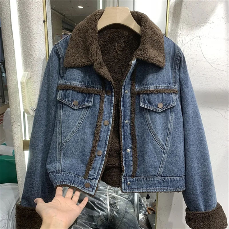 Thickened Denim Winter Coat Co - Down Jacket Packable recensione e prezzo