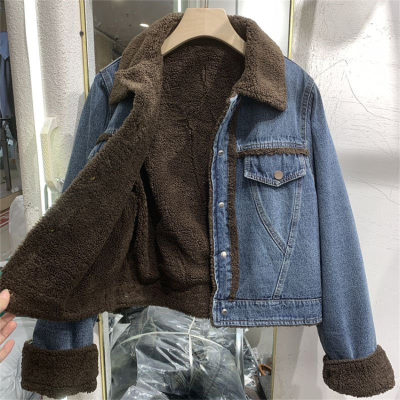 Thickened Denim Winter Coat Co - Down Jacket Packable recensione e prezzo