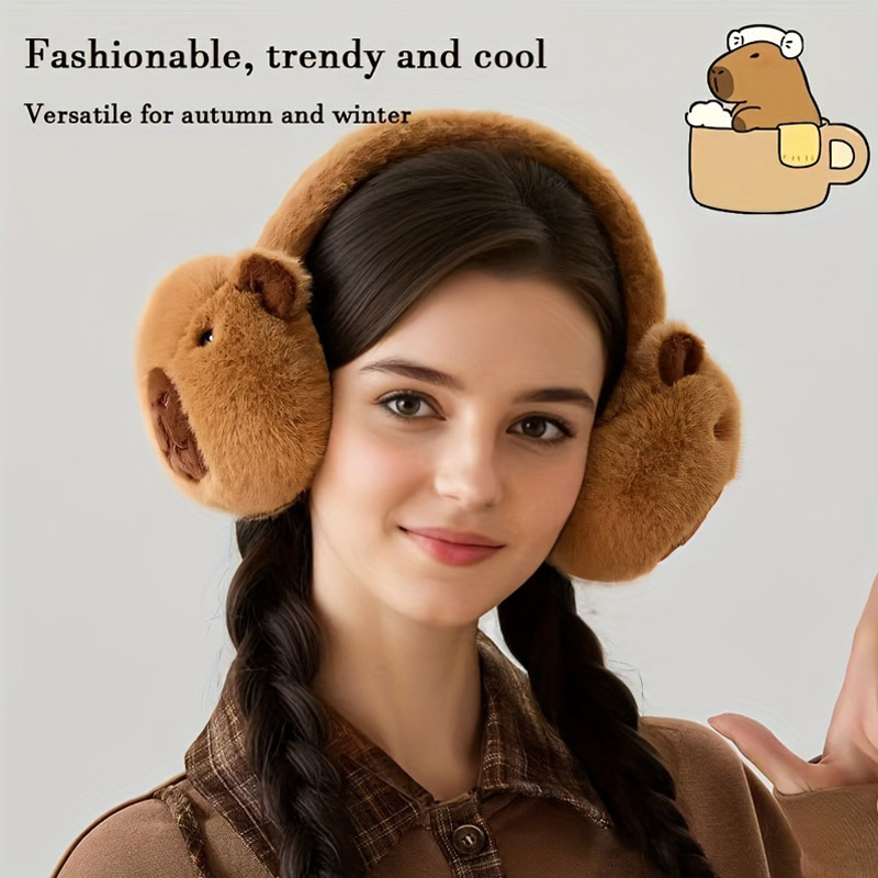 Cute Capibala Earmuffs Cartoon - Earmuffs Foldable recensione e prezzo