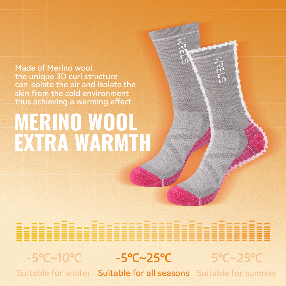 WRELS 1/2/3 Merino Wool Socks  - Thermal Sock Wool recensione e prezzo