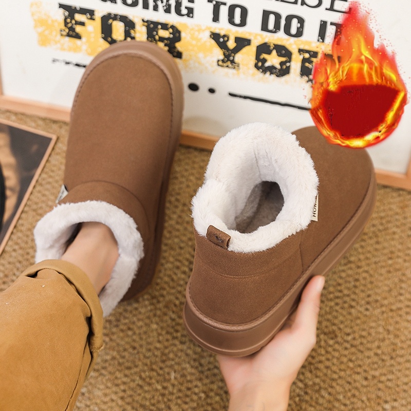 Popular Autumn and Winter Flee - Waterproof Winter Boot recensione e prezzo