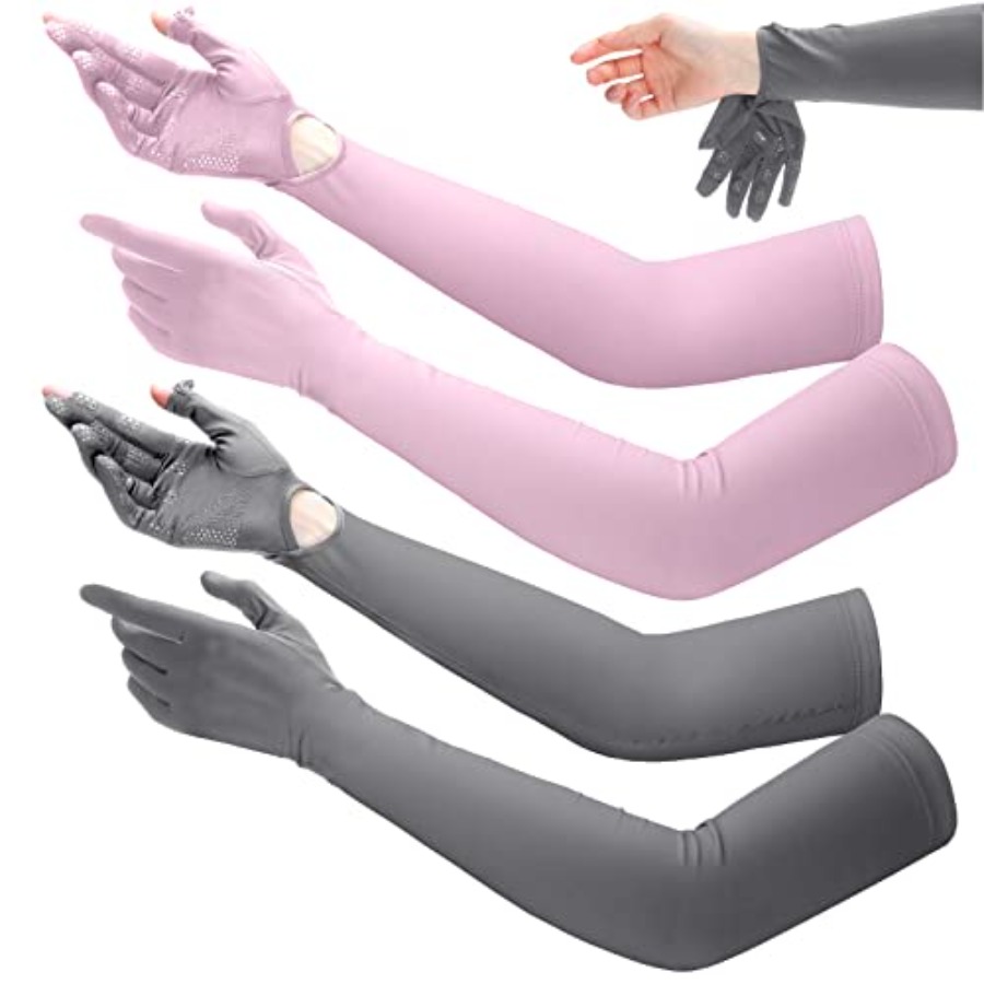 2 Pairs Women UV Long Sun Prot - Touch Screen Gloves recensione e prezzo