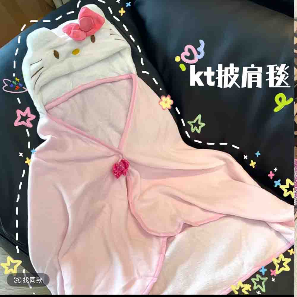 Cute Hellokitty Cloak Shawl Ai - Shawl Wrap Winter recensione e prezzo