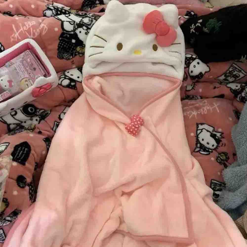 Cute Hellokitty Cloak Shawl Ai - Shawl Wrap Winter recensione e prezzo