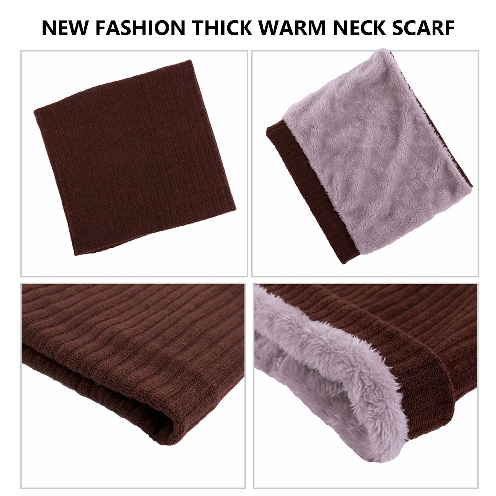 Warm Knitted Scarf Thermal Thi - Neck Gaiter Fleece recensione e prezzo