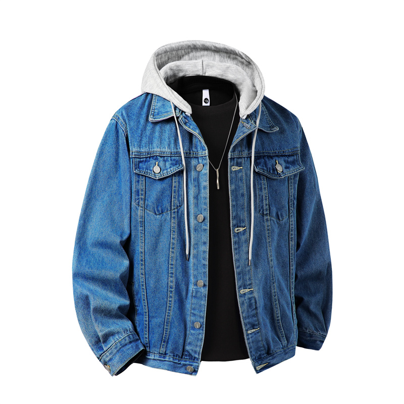 Men Hooded Denim Jacket Men St - Down Jacket Packable recensione e prezzo