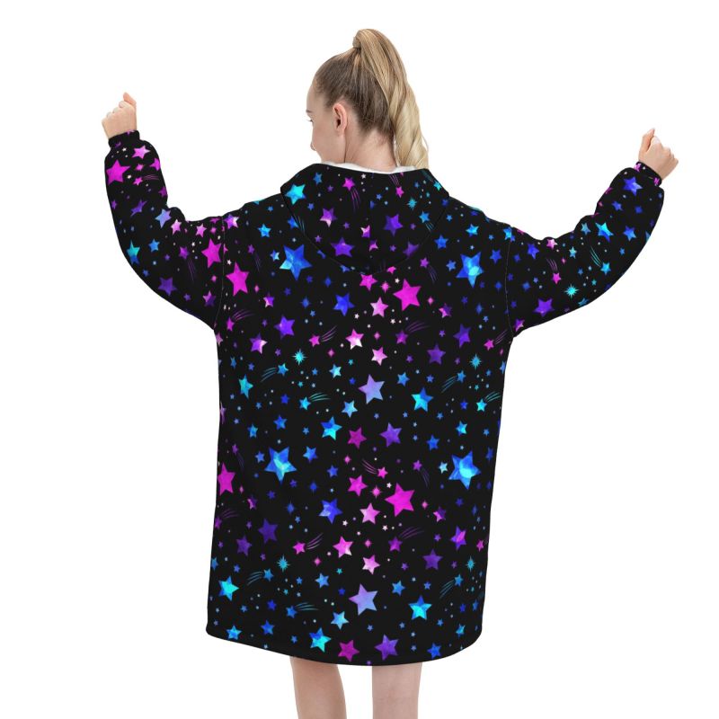 Space Galaxy Constellation Zod - Sherpa Hoodie Fleece recensione e prezzo