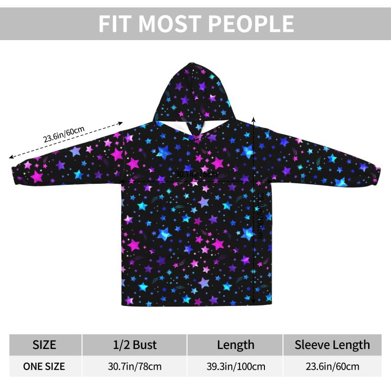 Space Galaxy Constellation Zod - Sherpa Hoodie Fleece recensione e prezzo