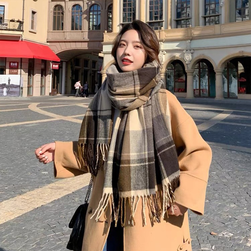 1 pc Fashionable and warm Brit - Wool Scarf Men recensione e prezzo